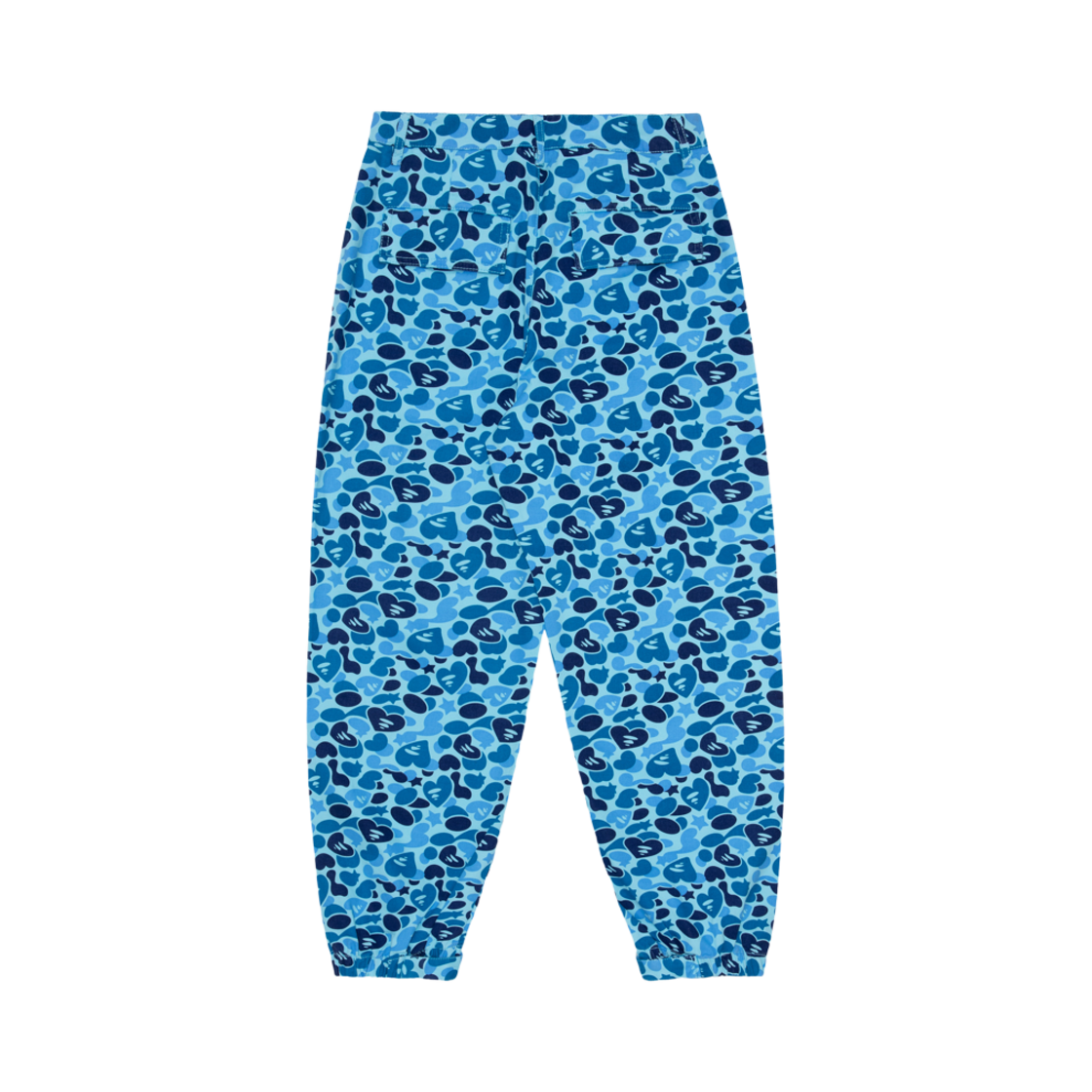 (W) 베이프 프린티드 카고 팬츠 라이트 블루((W) BAPE Printed Cargo Pants Light Blue) - 2