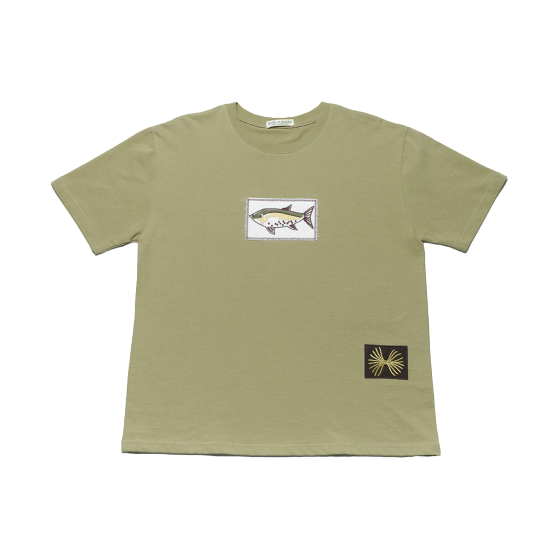 MSTS25SS09VK Misu A Barbe Frame T-Shirt Vintage Khaki
