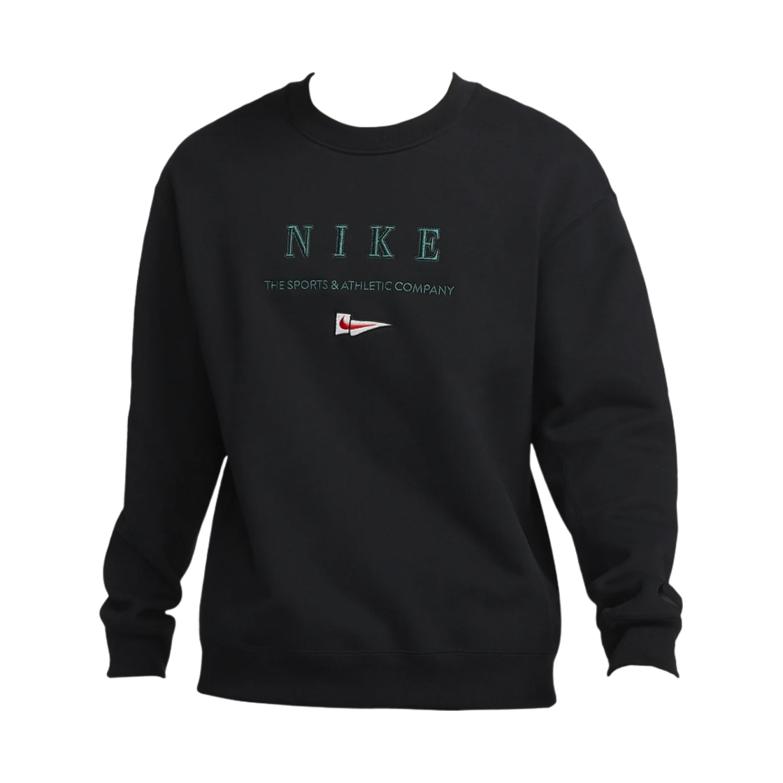 나이키 NSW 크루넥 플리스 스웨트셔츠 블랙(Nike NSW Crewneck Fleece Sweatshirt Black) - 1