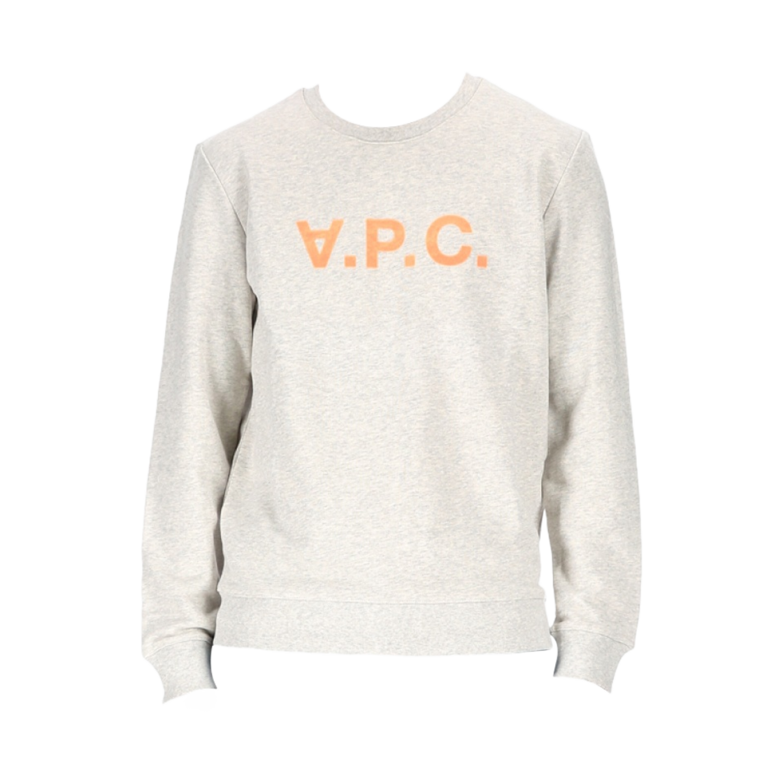 COFAX-H27803-TAV A.P.C. VPC Bicolor Sweatshirt Heather Ecru Orange
