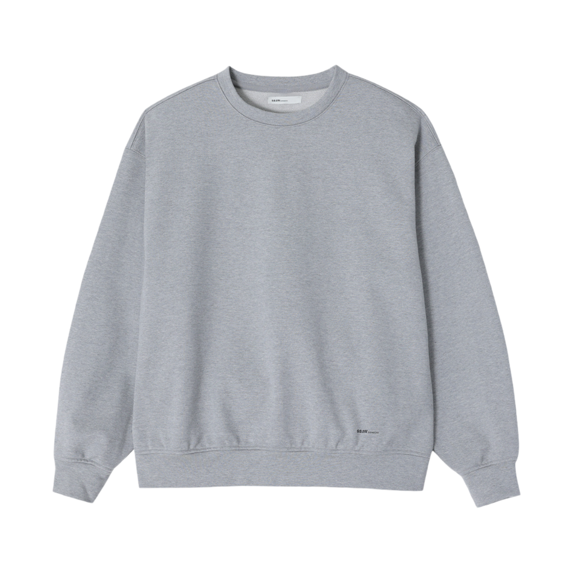 송지오옴므 SSAW 싱귤러 크루넥 멜란지 그레이