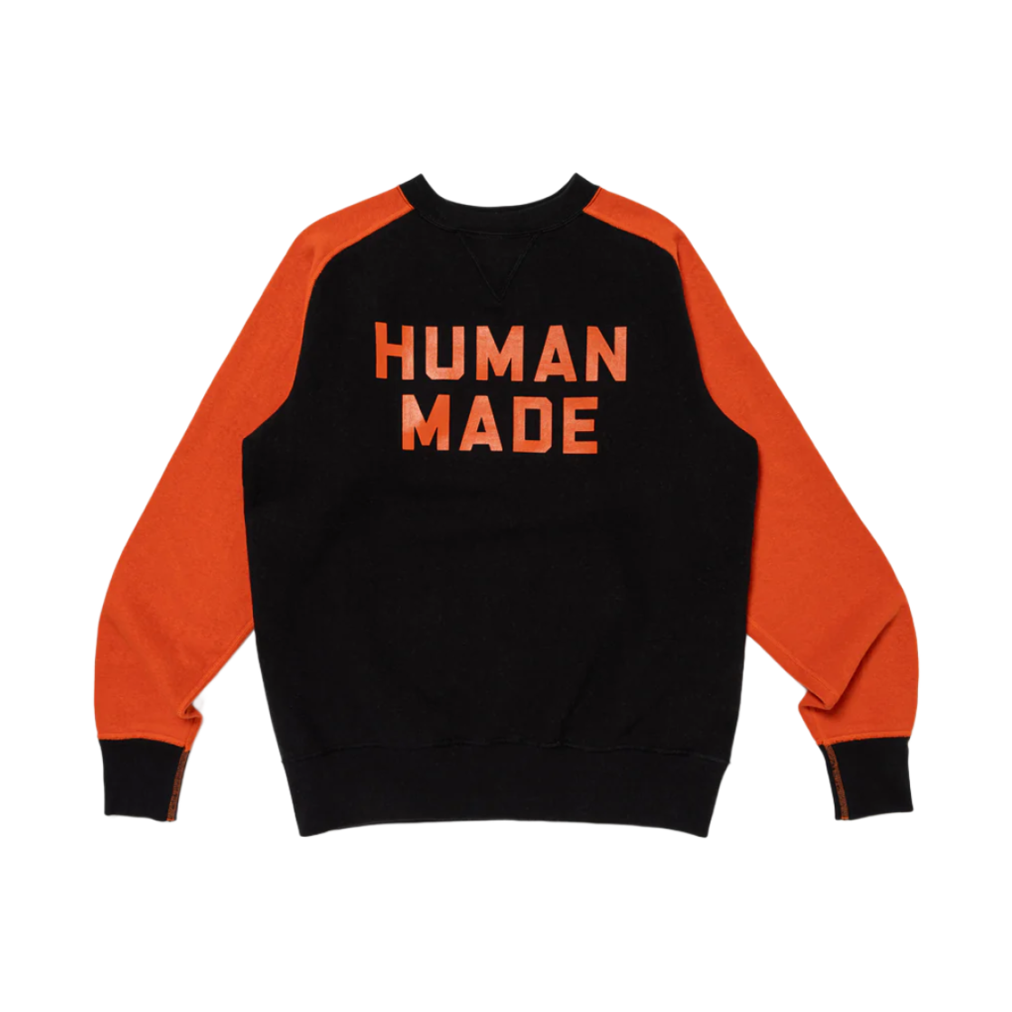 HM28CS003 Human Made Colorblock Tsuriami Sweatshirt Black