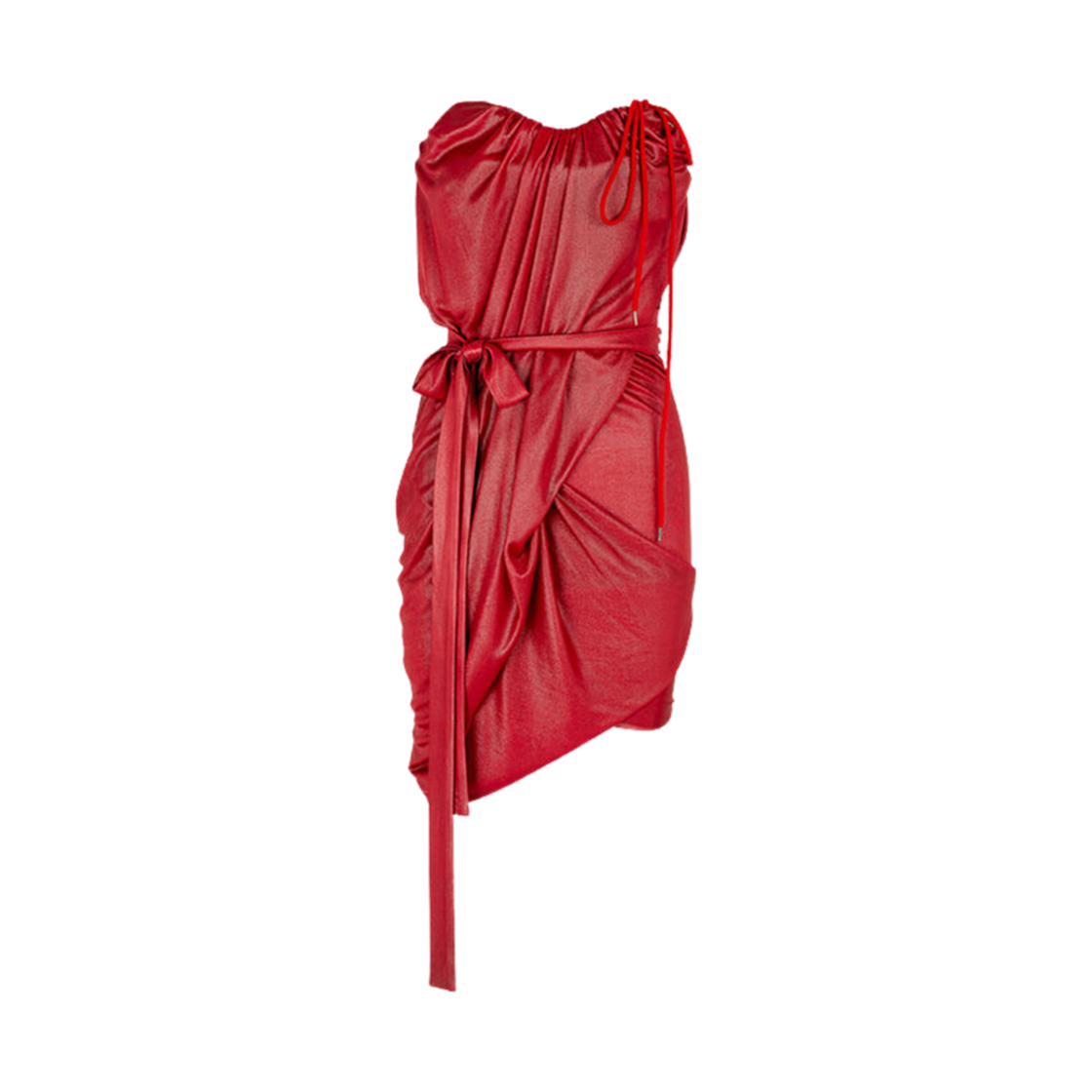 (W) 비비안 웨스트우드 클라우드 저지 드레스 레드 그린((W) Vivienne Westwood Cloud Jersey Dress Red Green) - 1