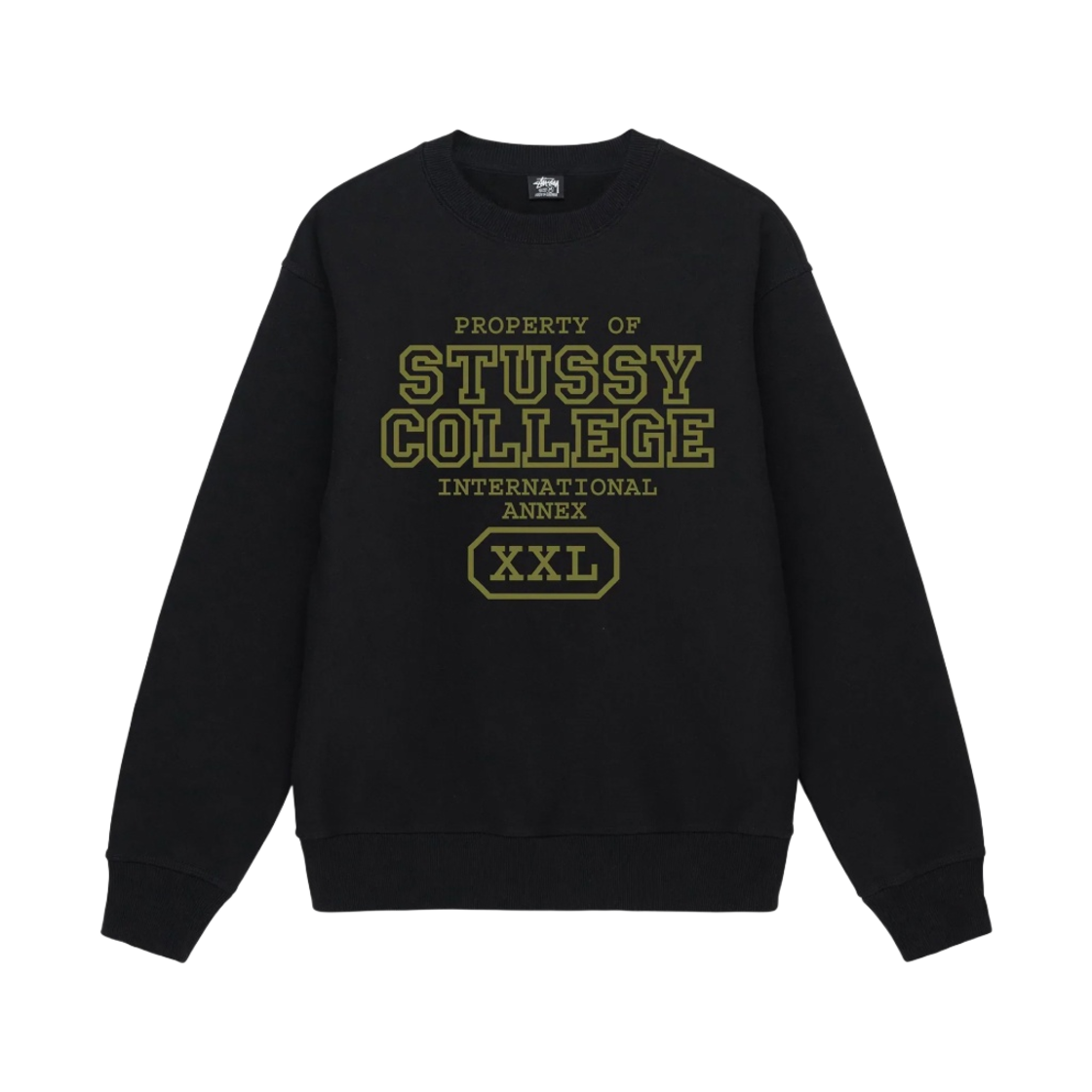 스투시 프로퍼티 오브 크루 크루넥 블랙(Stussy Property of Crew Crewneck Black) - 1