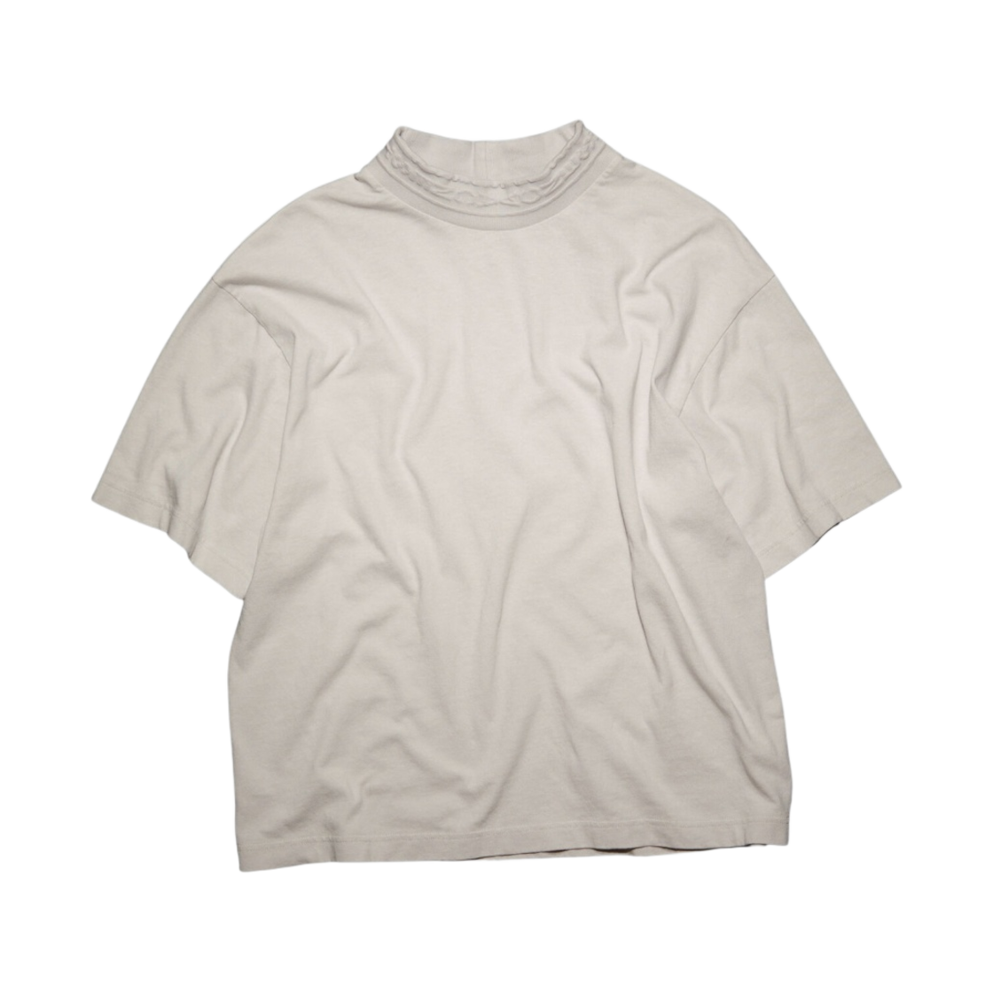 아크네 스튜디오 로고 테이프 티셔츠 콜드 화이트(Acne Studios Logo Tape T-Shirt Cold White) - 1