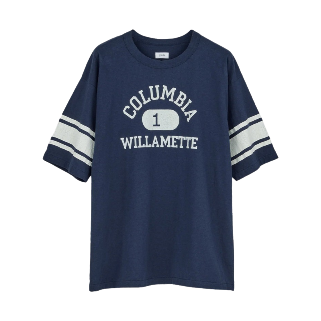 시오타 풋볼 티셔츠 네이비(Ciota Football T-Shirts Navy)