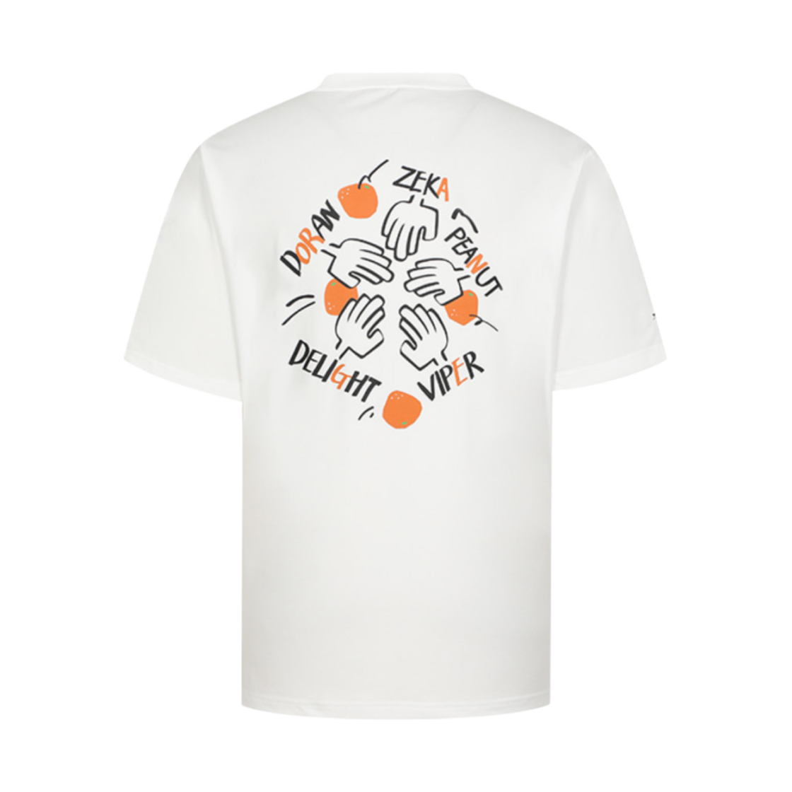 EHLASS01 Hanwha Life Esports 24 Orange T-Shirt White