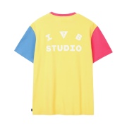 IAB Studio x Guess Color Block T-Shirt Yellow