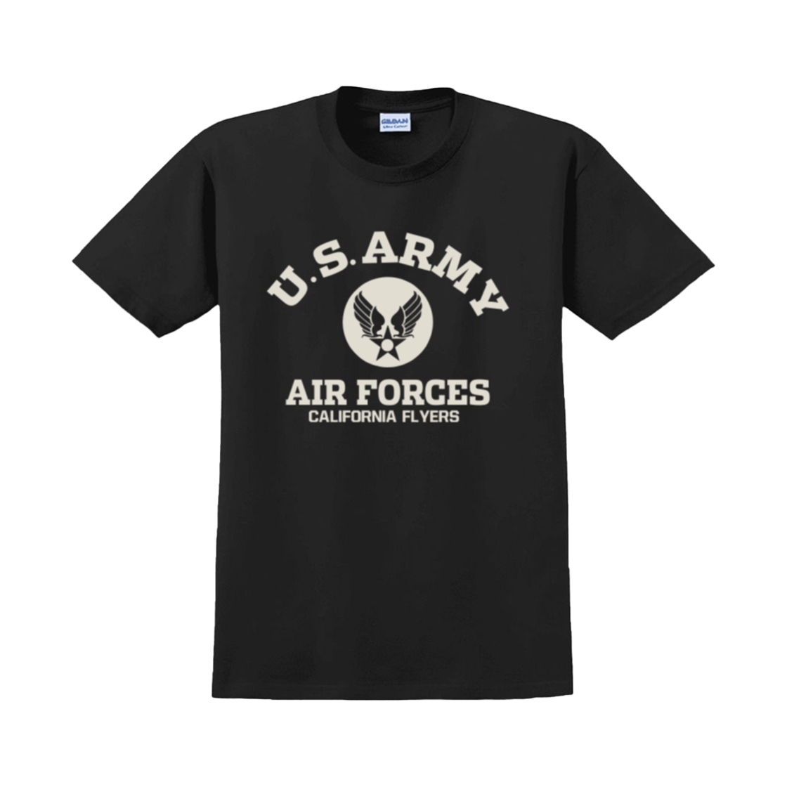 Gildan X 아메리칸 컬렉션 US_ARMY 티셔츠 블랙(Gildan X American Collection U.S ARMY T-Shirt Black)