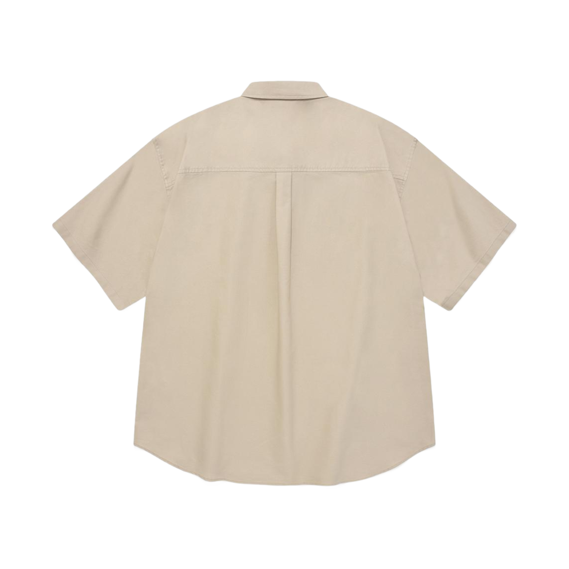 커버낫 C 로고 옥스포드 하프 셔츠 베이지(Covernat C Logo Oxford Half Shirt Beige) - 2