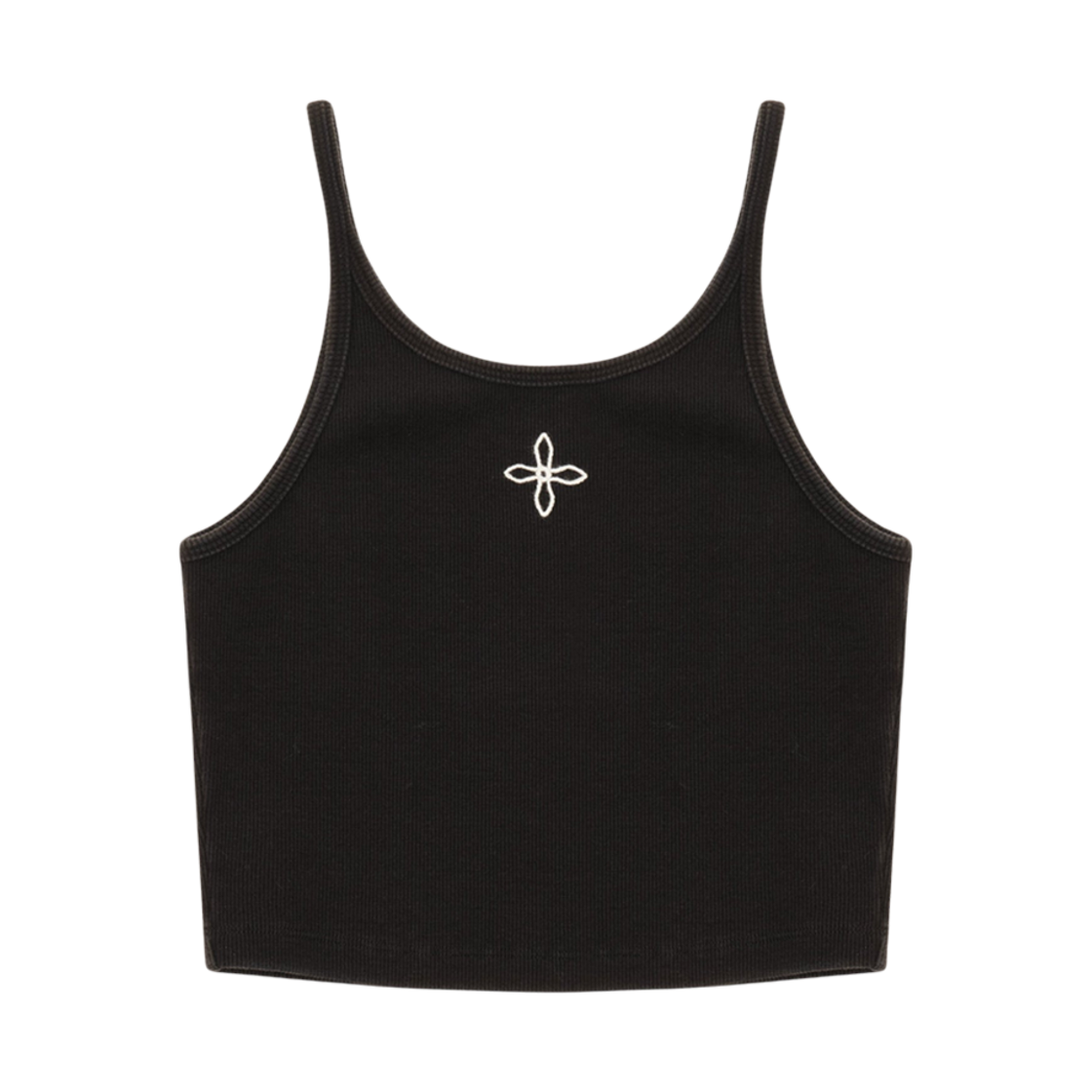 (W) 에스엠에프케이 와일드월드 크로스 스포티 베스트 탑 블랙((W) SMFK Wildworld Cross Sporty Vest Top Black)