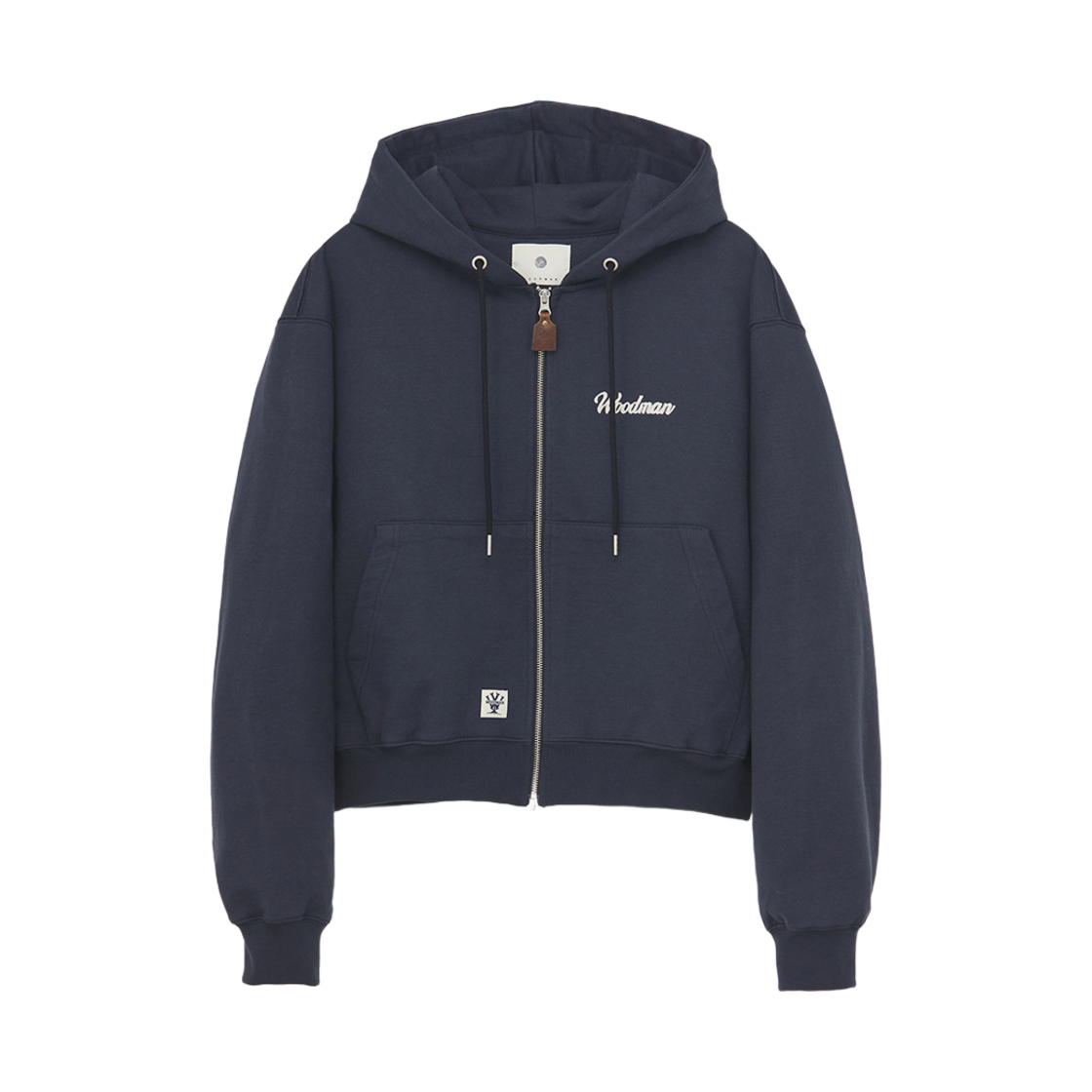 24FWCP03GR Woodman Forest Shorts Hood Zip Up Navy