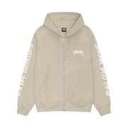 Stussy Big Cities Zip Hoodie Khaki