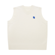 Ader Error Sig; TRS Tag Knit Vest 01 Oatmeal