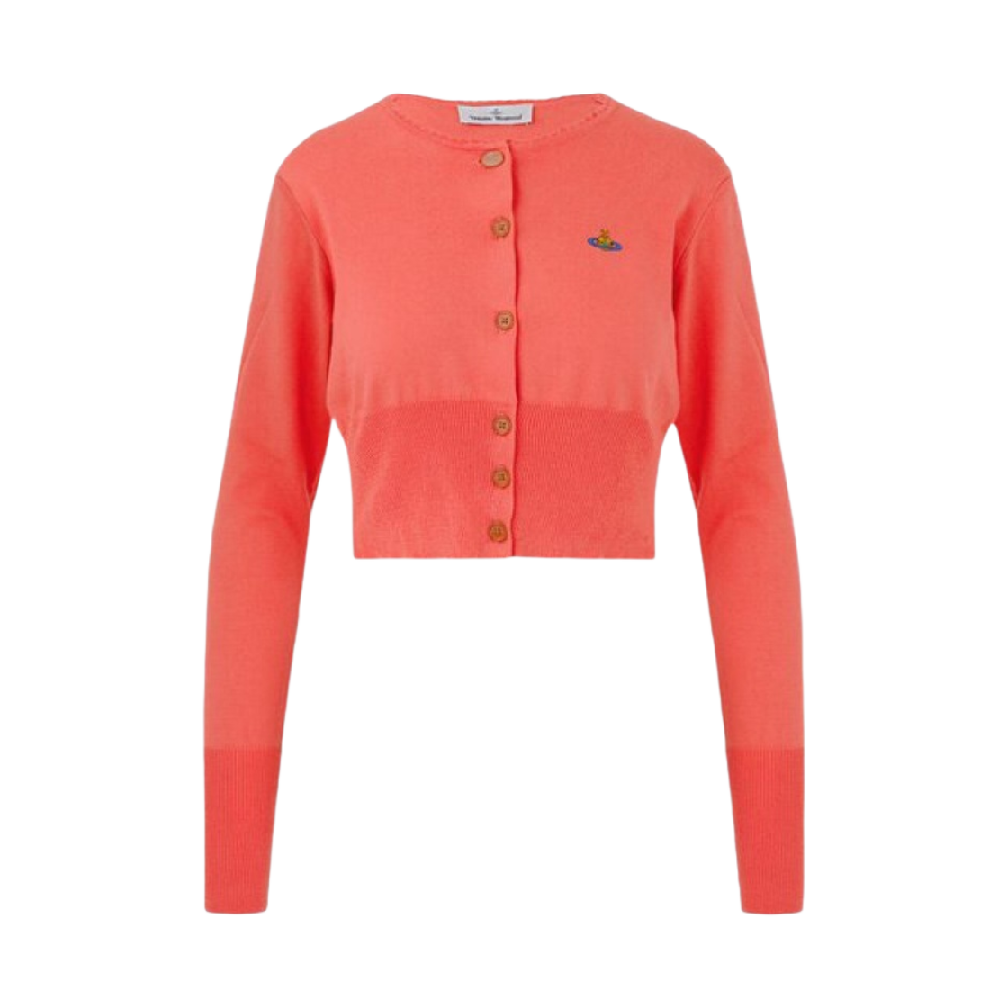 (W) 비비안 웨스트우드 베아 크롭 카디 코랄((W) Vivienne Westwood Bea Cropped Cardi Coral) - 1