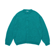 STU Round Neck Cardigan Mint