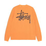 Stussy Raglan Thermal LS Crew Orange