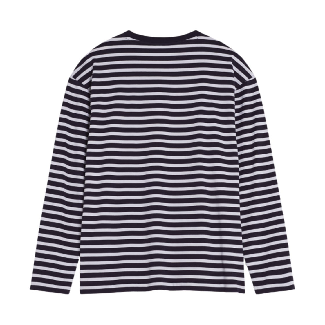 메종 키츠네 볼드 폭스 헤드 패치 컴포트 마린 티셔츠 네이비 스트라이프(Maison Kitsune Bold Fox Head Patch Comfort Marin T-Shirt Navy Stripe) - 2