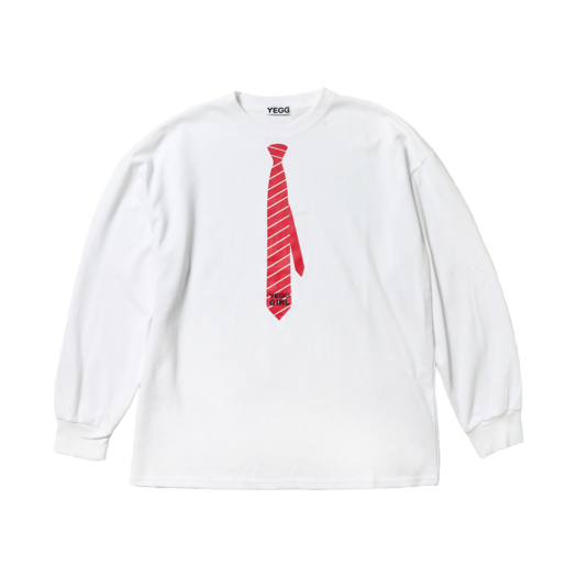 22_01 [KREAM 단독] Yegg Tie Long Sleeve Tee White