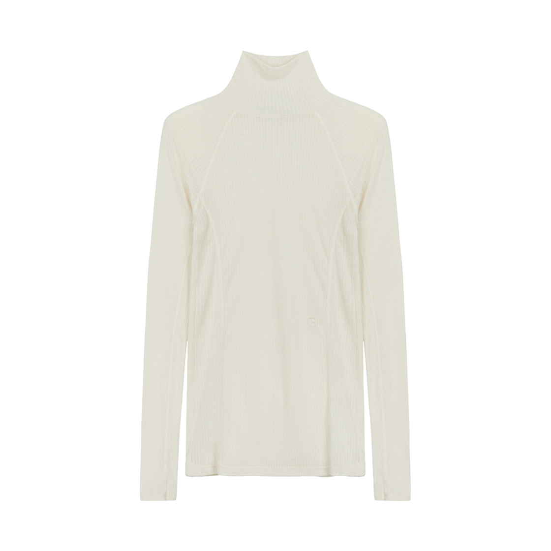 CMSFCTMW01EBRA Current Lace Half High Neck Long Sleeve Cream
