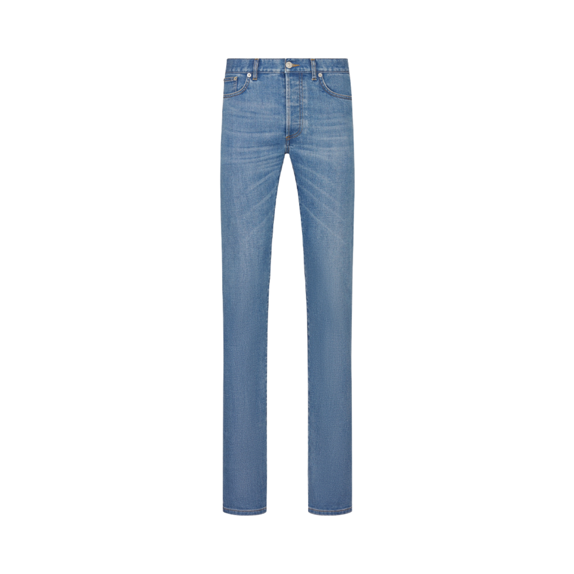 193DS00K349X-C530 Dior Long Slim-Fit Jeans Blue Blend Twill