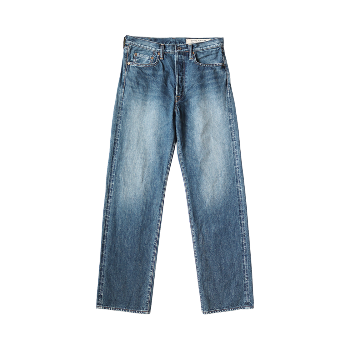 캐피탈 13.5온즈 짐바브웨 데님 5P 몽키 TH 프로세스드 팬츠 프로세싱(Kapital 13.5 oz. Zimbabwe Denim 5P Monkey TH Processed Pants Processing) - 1