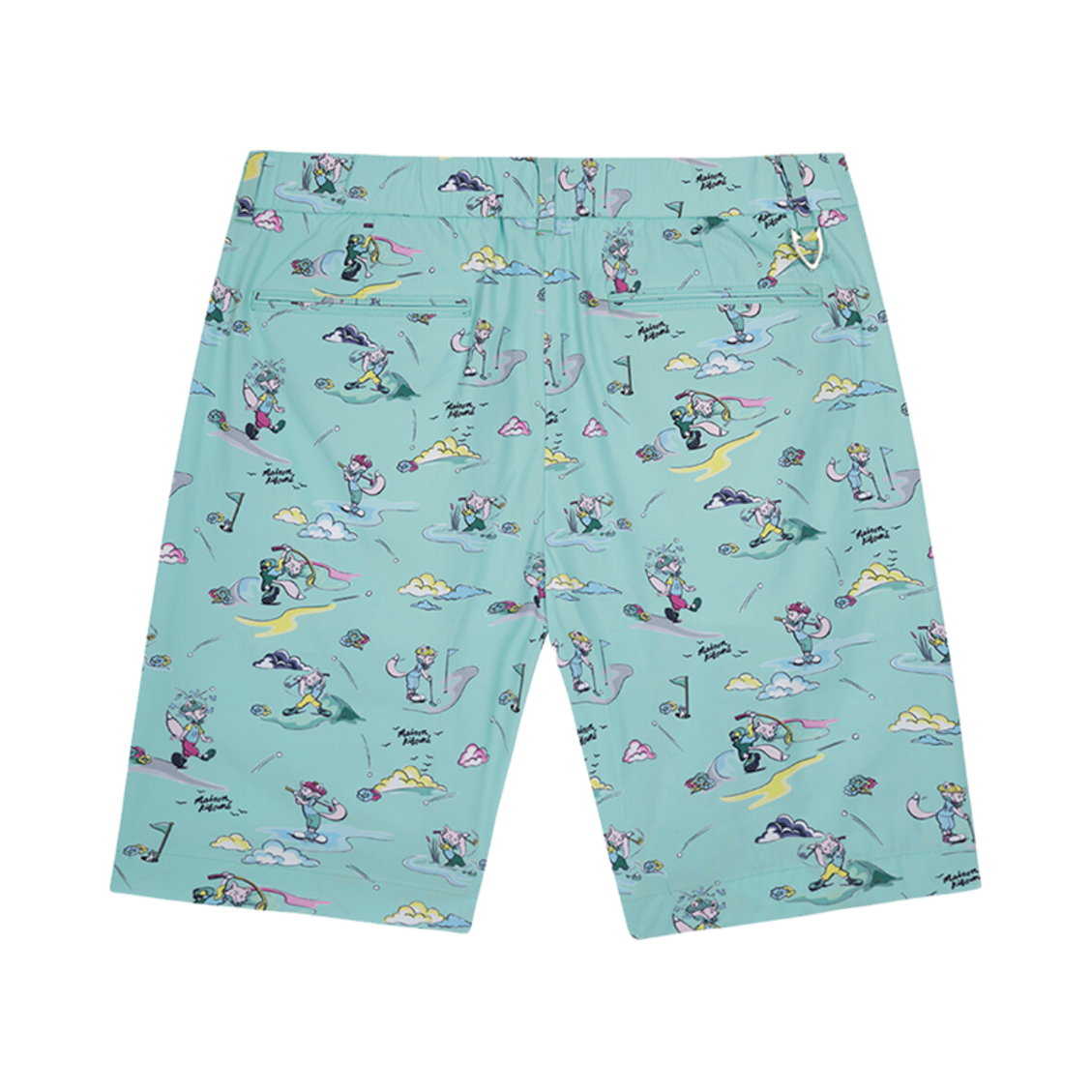 메종 키츠네 카툰 폭스 H 팬츠 민트(Maison Kitsune Cartoon Fox H/Pants Mint) - 1