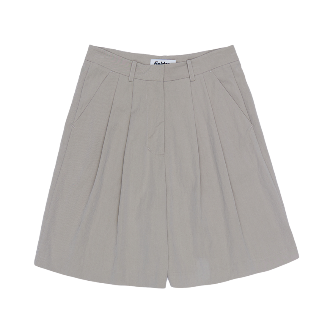 FDC21PTW96BGnew Fielders Woman Pintuck Wide Half Pants Beige