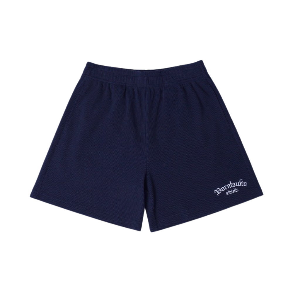 본투윈 와플 하프 팬츠 숏 VER 네이비