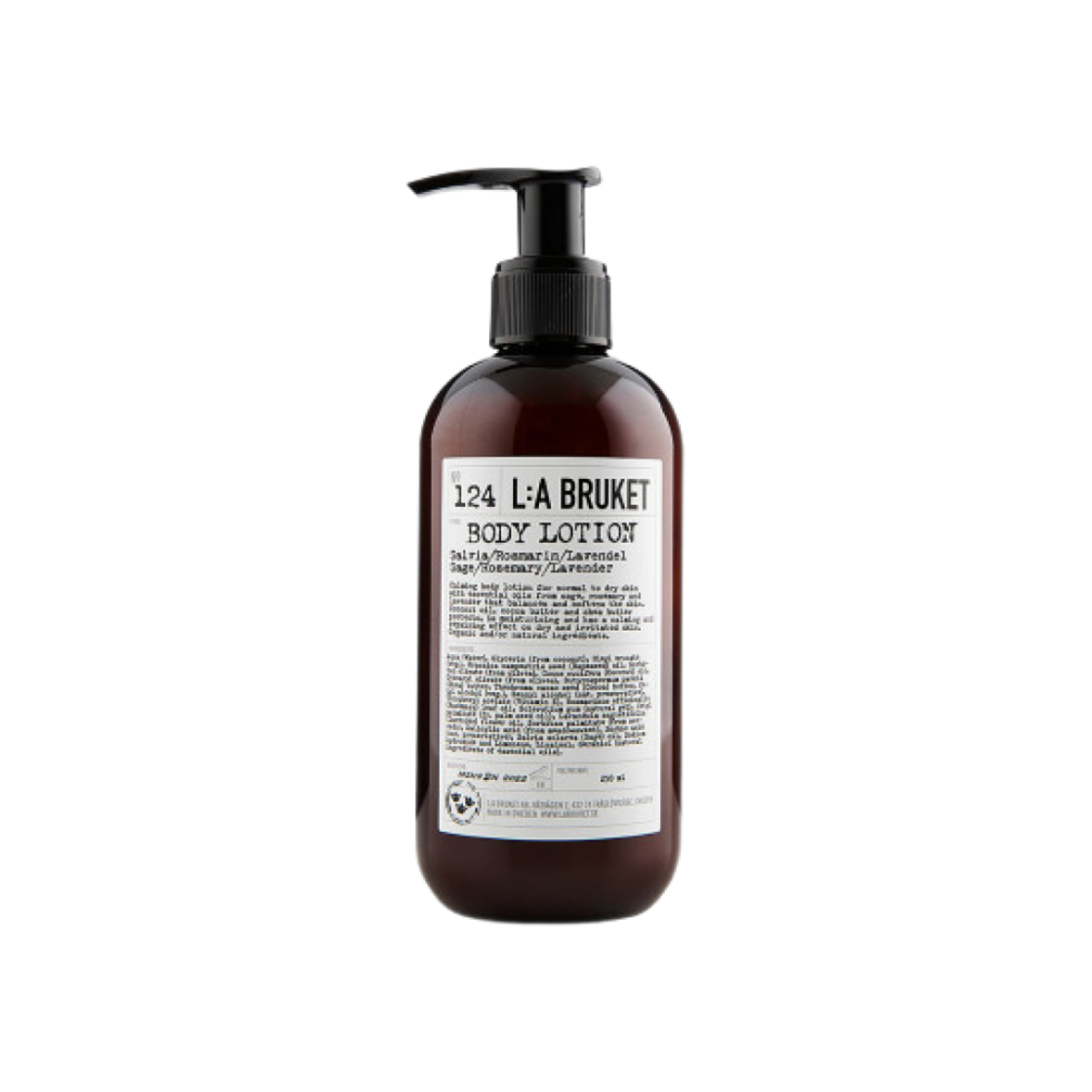 라부르켓 바디 로션 124 세이지 로즈마리 라벤더 240ml(L:a Bruket Body Lotion 124 Sage Rosemary Lavender 240ml)