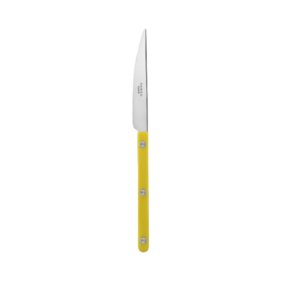 사브르 파리 비스트로 커트러리 샤이니 샐러드 나이프 옐로우(Sabre Paris Bistrot Cultlery Shiny Salad Knife Yellow)