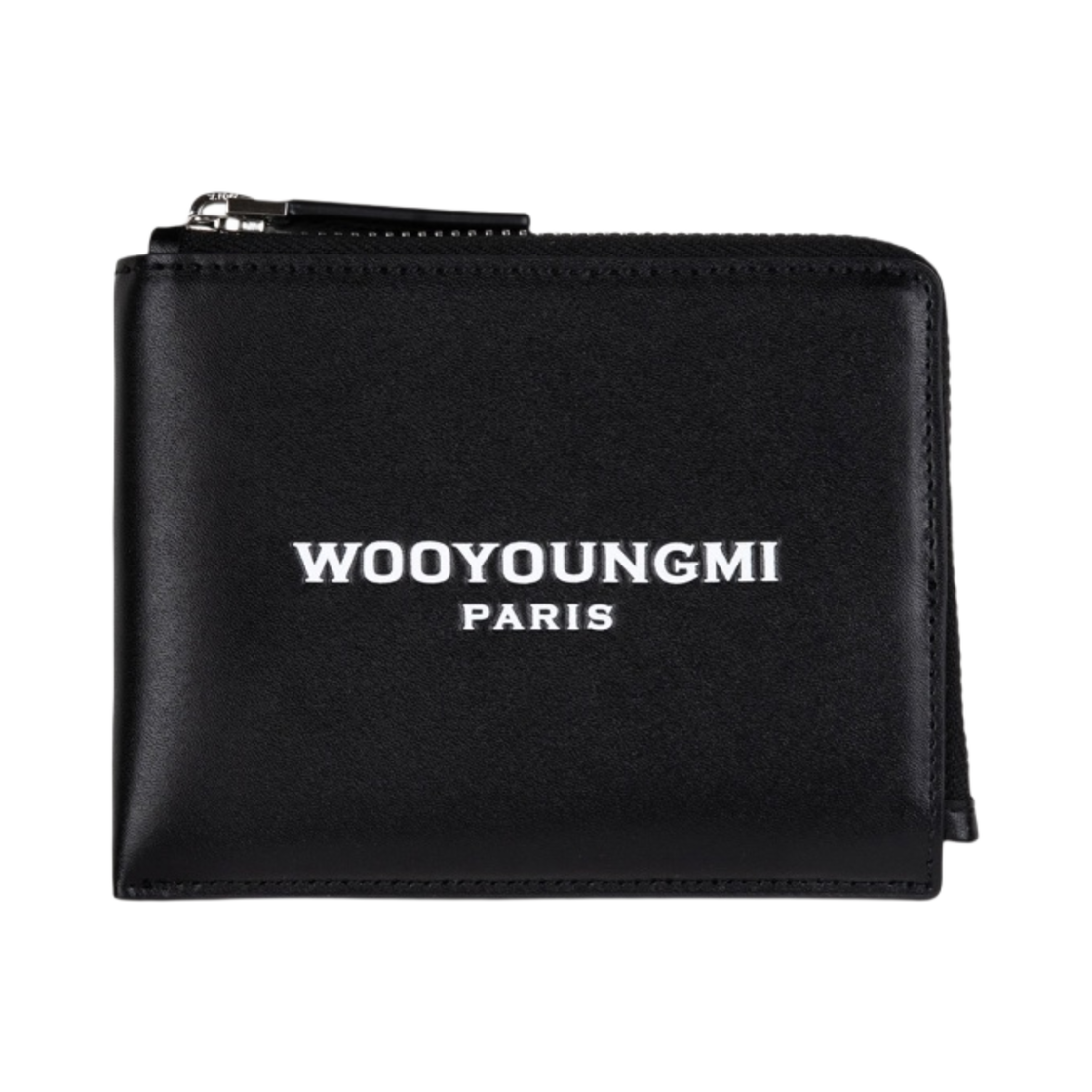 W231SL03611B Wooyoungmi Square Wallet Black