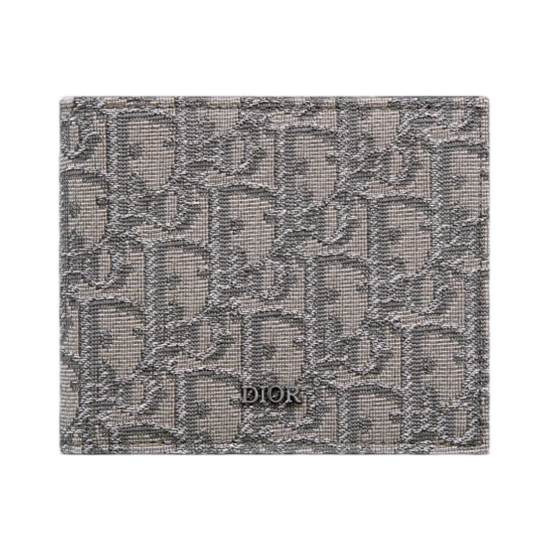 디올 지갑 루테늄 컬러드 디올 오블리크 자카드(Dior Wallet Ruthenium Colored Dior Oblique Jacquard)