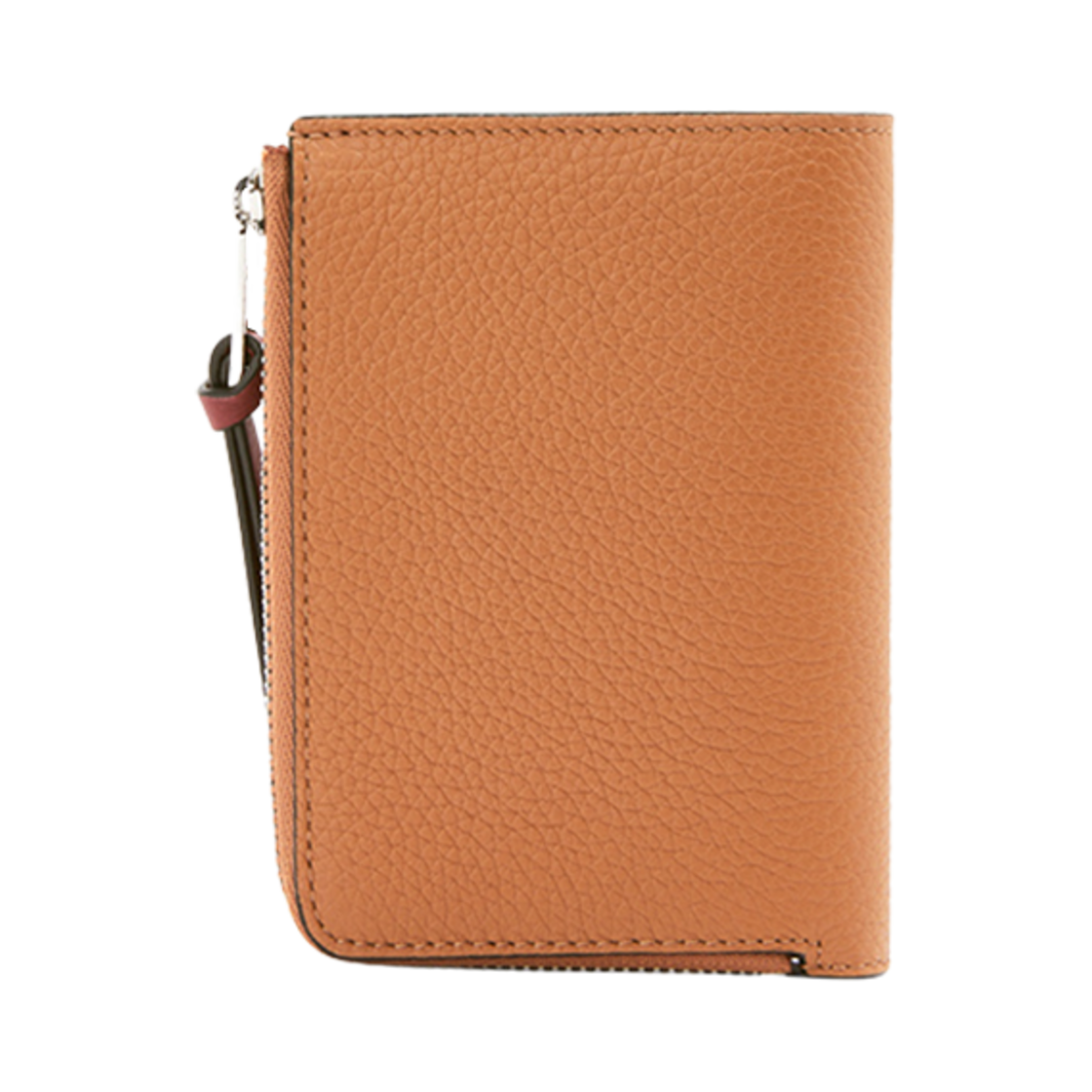 로에베 슬림 집 바이폴드 월렛 인 소프트 그레인드 카프스킨 라이트 카라멜 피칸(Loewe Slim Zip Bifold Wallet In Soft Grained Calfskin Light Caramel Pecan) - 2