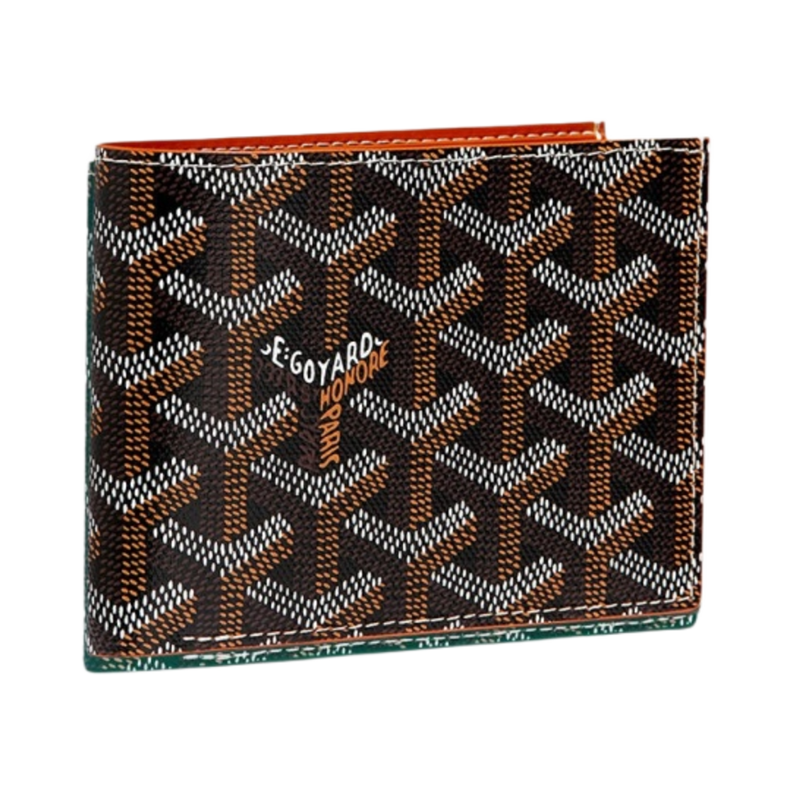 APMVICTOIRE-8CC-03 Goyard Victoire Wallet Black Tan