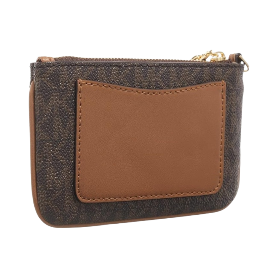 마이클 코어스 파커 스몰 로고 집 카드 케이스 브라운 에이콘(Michael Kors Parker Small Logo Zip Card Case Brown Acorn) - 2