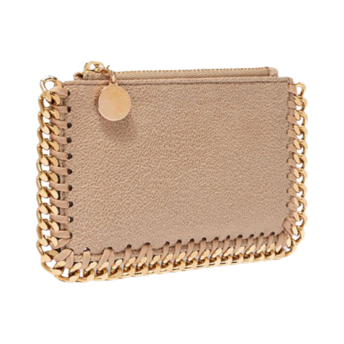 스텔라 맥카트니 팔라벨라 집 카드 홀더 버터밀크 크림(Stella McCartney Falabella Zip Card Holder Buttermilk Cream) - 2