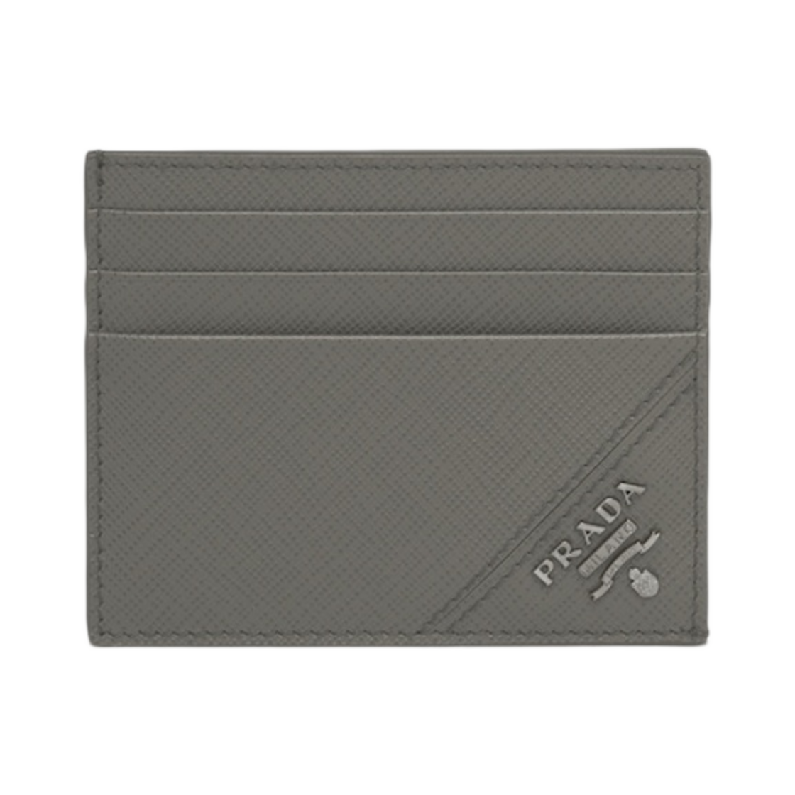 프라다 사피아노 레더 카드 홀더 마블 그레이(Prada Saffiano Leather Card Holder Marble Gray) - 1
