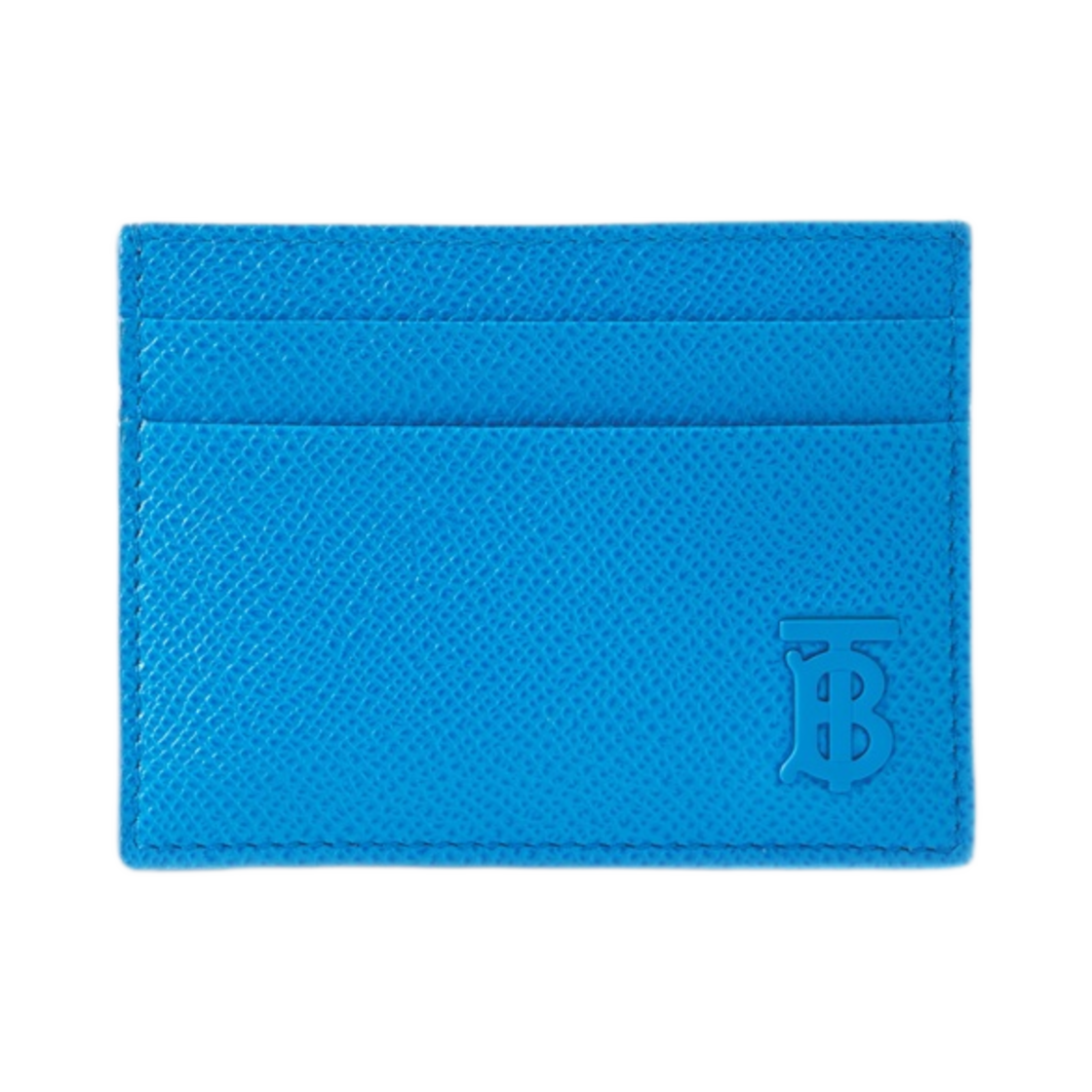 버버리 그레이니 레더 TB 카드 케이스 비비드 블루(Burberry Grainy Leather TB Card Case Vivid Blue) - 1