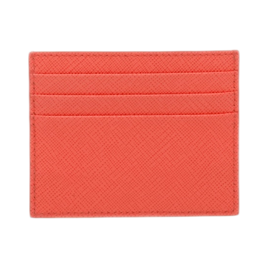 프라다 사피아노 레더 트라이앵글 로고 카드 홀더 오렌지(Prada Saffiano Leather Triangle Logo Card Holder Orange) - 2