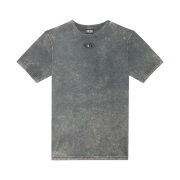 Diesel T-Just-G1 Overdyed T-Shirt with Logo Grey