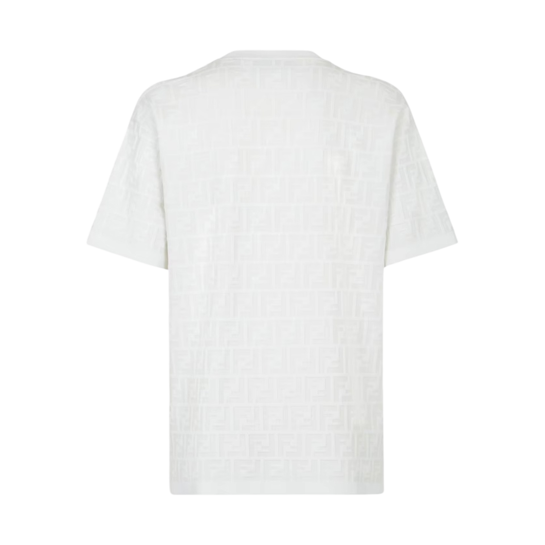 (W) 펜디 FF 모티프 비스코스 점퍼 화이트((W) Fendi FF Motif Viscose Jumper White) - 2