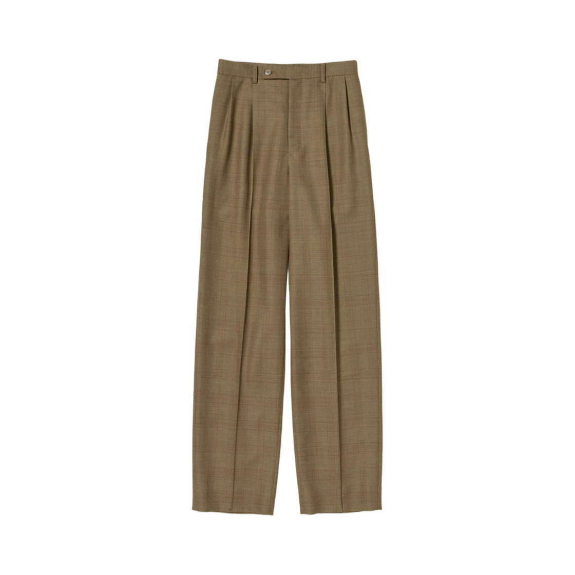 auralee25ss BLUEFACEDWOOL TWO-TUCKSLACKS