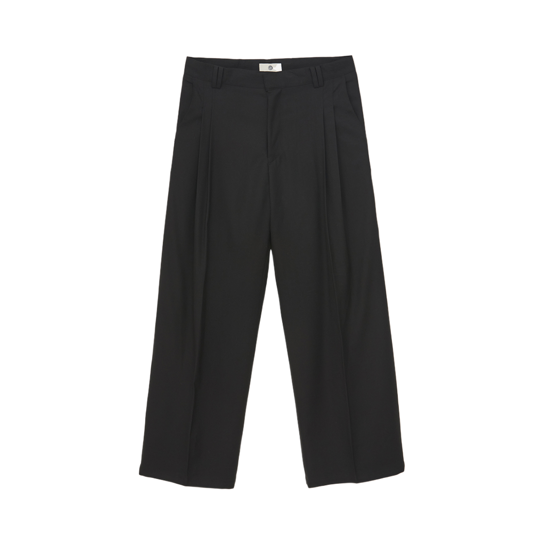 24FWPA01BK Woodman Pintuck Wide Slacks Black