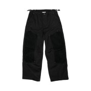 ETCE Velvet Double Knee Pants Black
