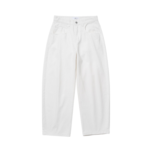 ML163OW Millo Archive Reflect Curved Pants Off White