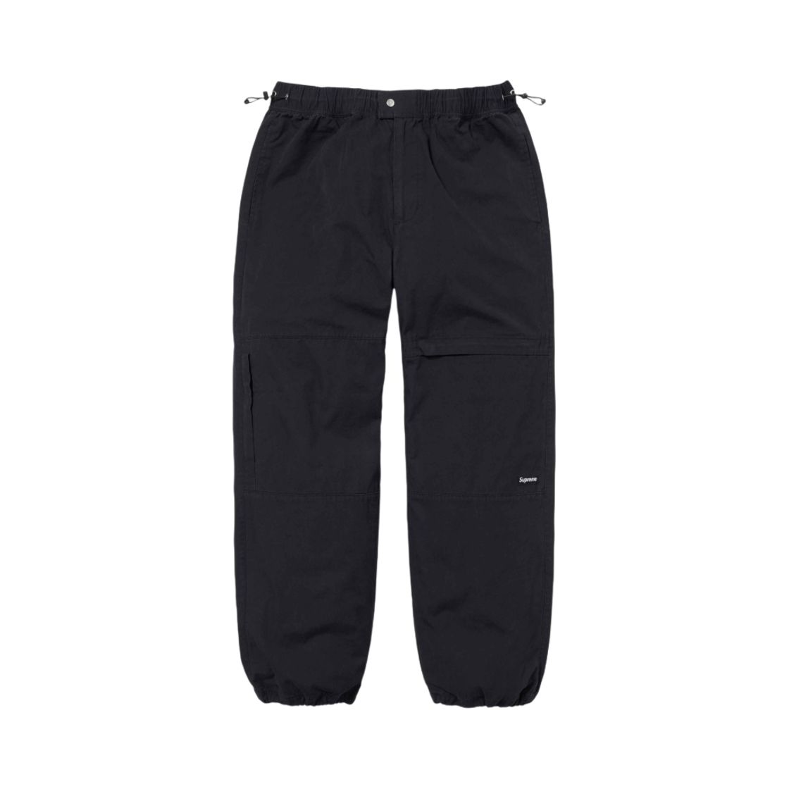 슈프림 코튼 신치 팬츠 블랙 - 24SS