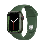 Apple Watch Series 7 41mm Cellular Green Aluminum Case with Sport Band Clover (Korean Ver.)