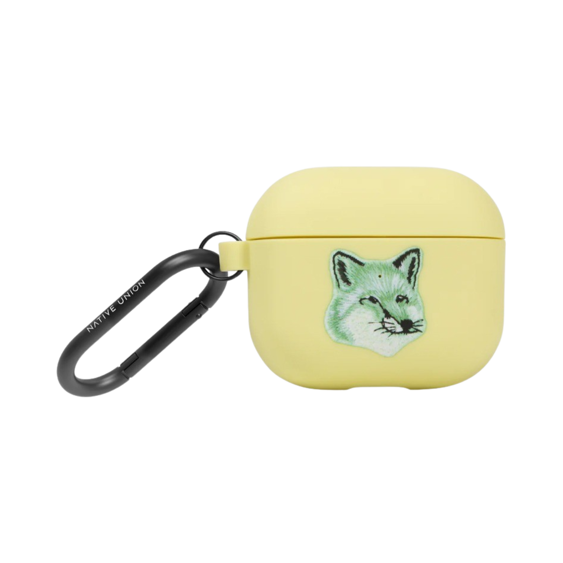 - Maison Kitsune Monochrome Fox Head AirPods 3rd Gen Case Yellow