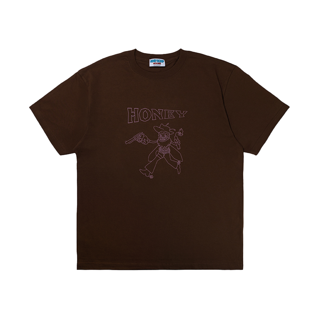 HSH25TS060BR Honey Scoop House Crazy Tee Brown